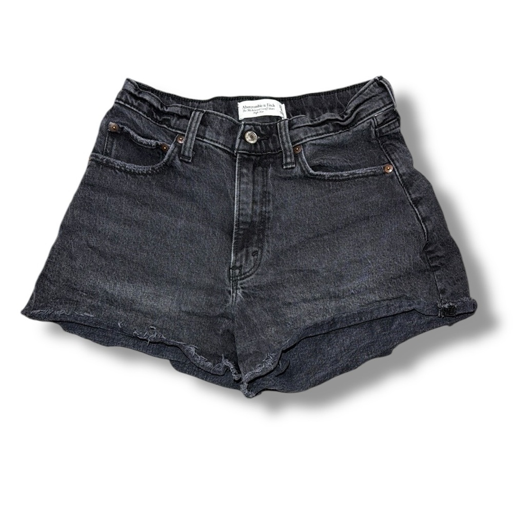 Abercrombie & Fitch Black Jean Shorts